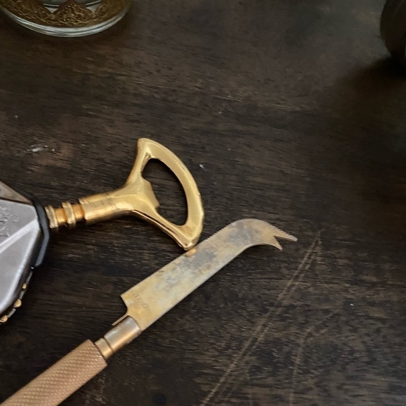 olimpic made in Italy with brass corkscrew and mid century  luxury bar tool - Picture 10 of 11